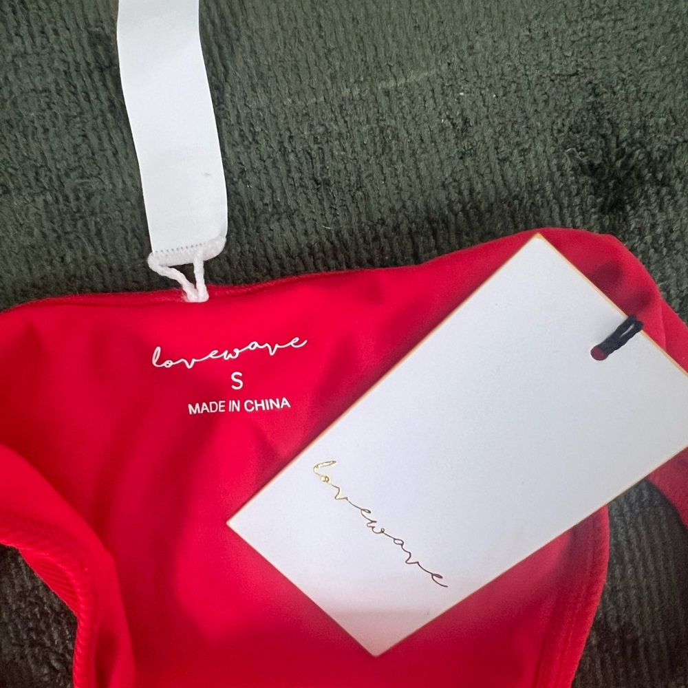 NWT RED BIKINI REVOLVE LOVE WAVE - Picture 4 of 5